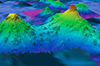 image of sea mounts on the ocean floor